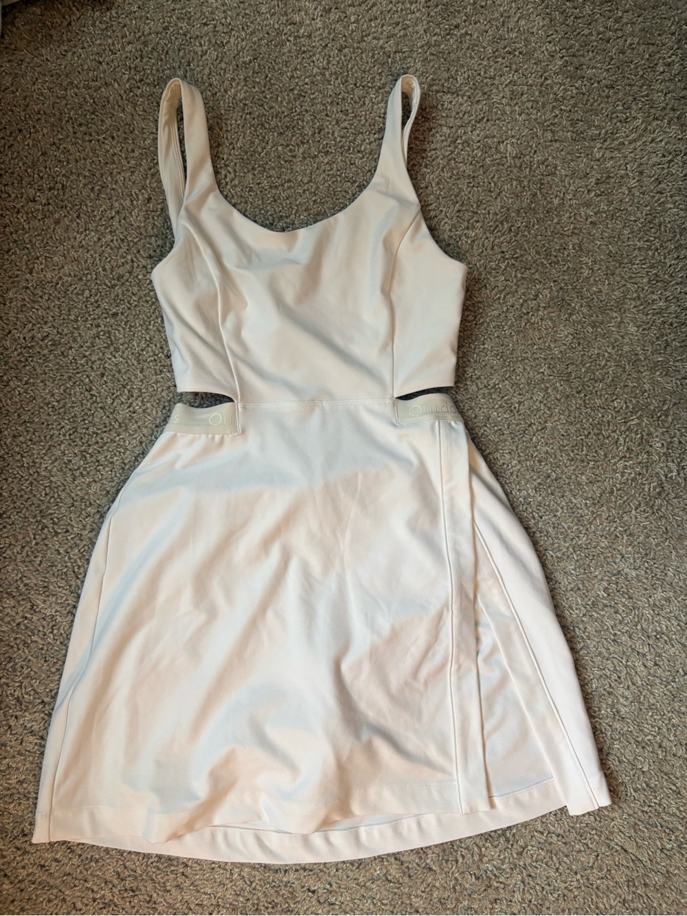 Outdoor Voices White Court Dress
